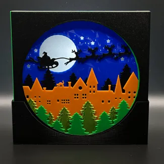 Christmas Scene Shadow Box