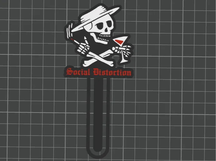Social Distortion Skelly Bookmark