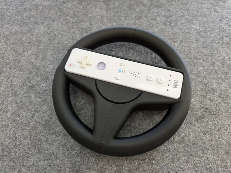 Wii Lenkrad - Halbiert für saubersten Druck