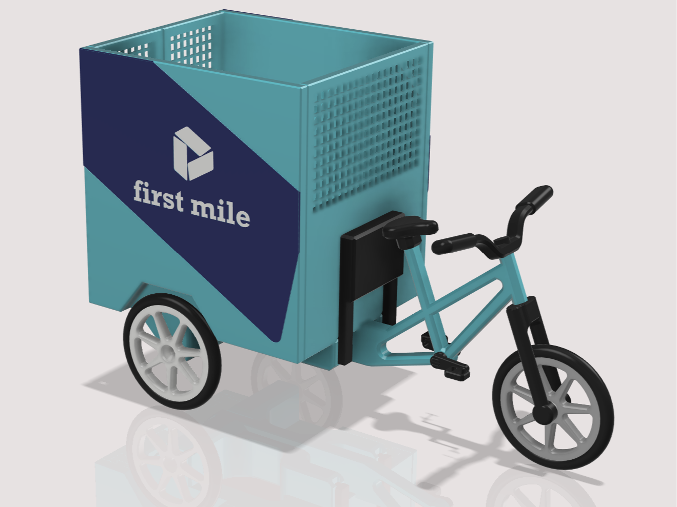 First Mile cleaning bike model desk organizer