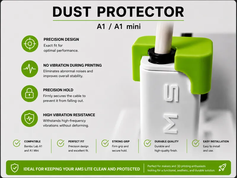 Protector Antipolvo para Bambu Lab A1 / A1 mini