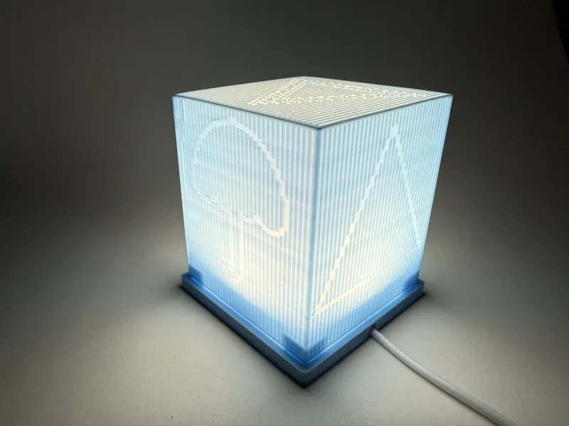 Squid Game Themed LED Night Lamp - Dalgona