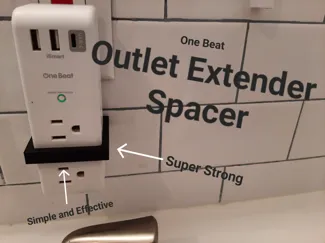 One Beat Outlet Wall Spacer
