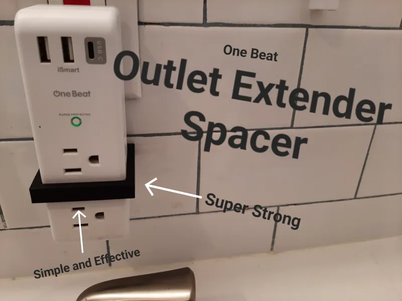 One Beat Outlet Wall Spacer