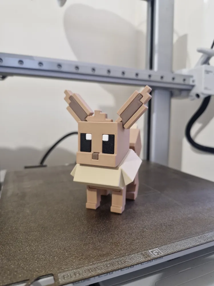 Cobblemon #133 Eevee - Modelo de impresión 3D gratuito - MakerWorld