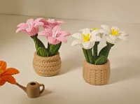 针织百合花摆件|螺纹组装|免支撑易打印