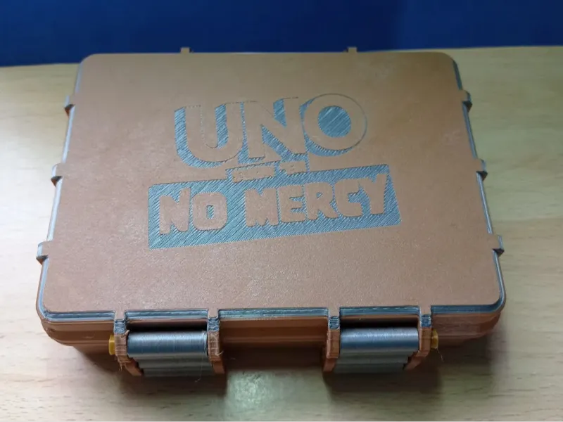 UNO No Mercy Card Box – Snap Fit Storage Case