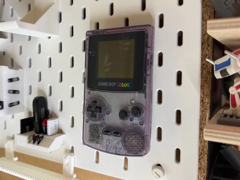 Game Boy Color Floating Look Ikea Skadis Mount