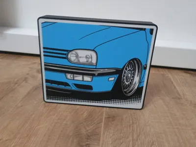 Volkswagen GOLF MK3 US FRONT Light Box