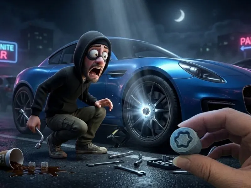 Fake Låsbult / Mutter till bilen