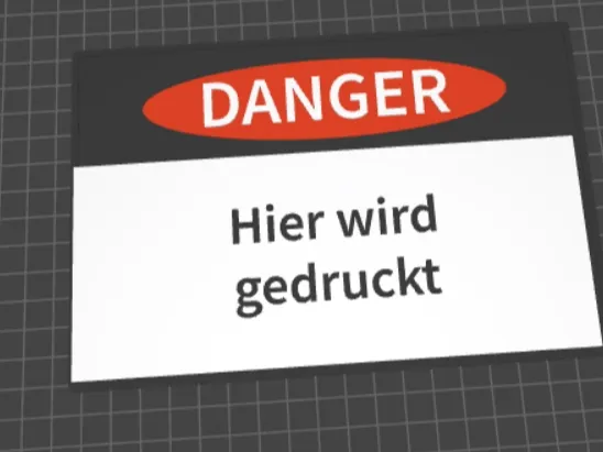 danger schild