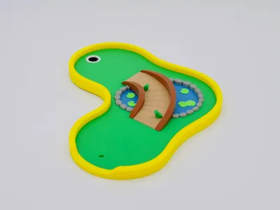 Mini Golf Multi-Player Fun Course 3