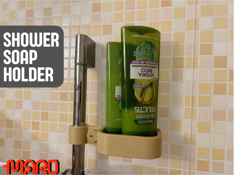 Shower soap and shampoo holder