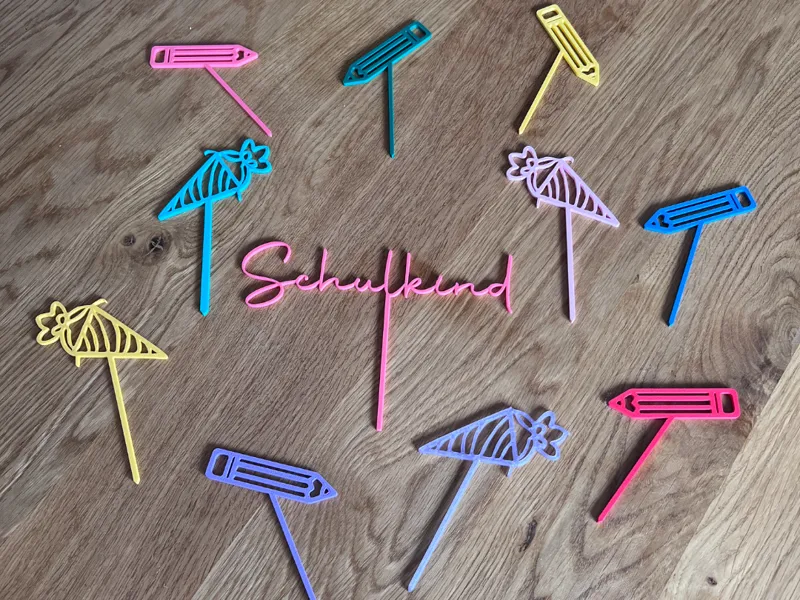Cake Topper Schulkind