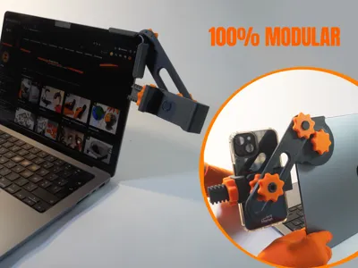 MODULAR PHONE HOLDER FOR LAPTOP