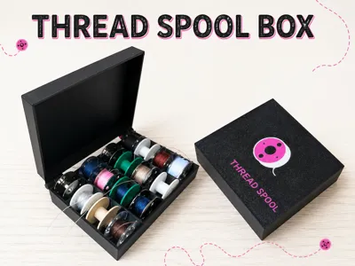 Thread spool box/organizer