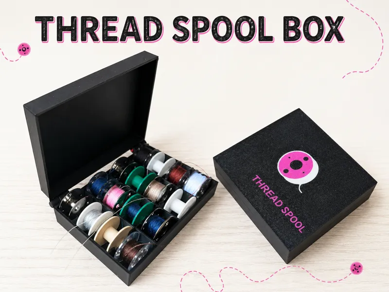 Thread spool box/organizer