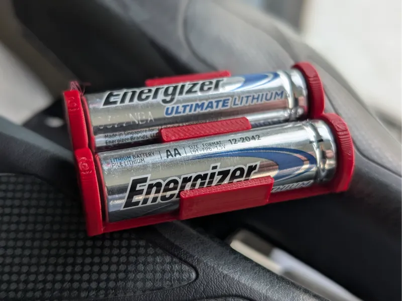 AA/AAA Travel Battery Frame