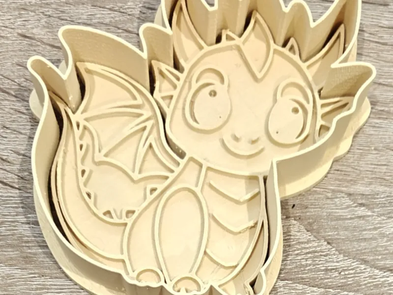 Cute Dragon Cookie Cutter