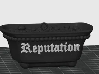 Reputation Tub Ornament- Taylor Swift