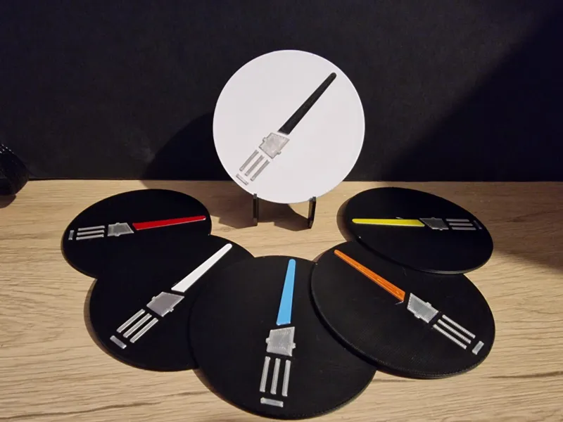 Lightsaber coasters 2.0 (NO AMS)