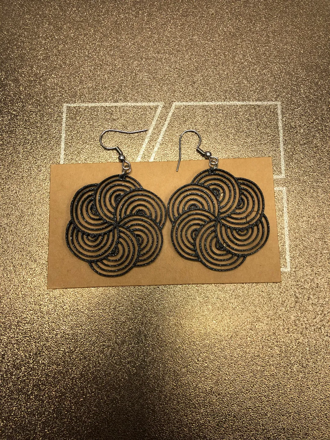 Mandala earrings 0.4 nozzle no AMS view 2