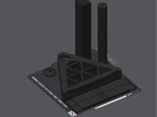 Polymaker 5KG spool holder- Stacked single plate