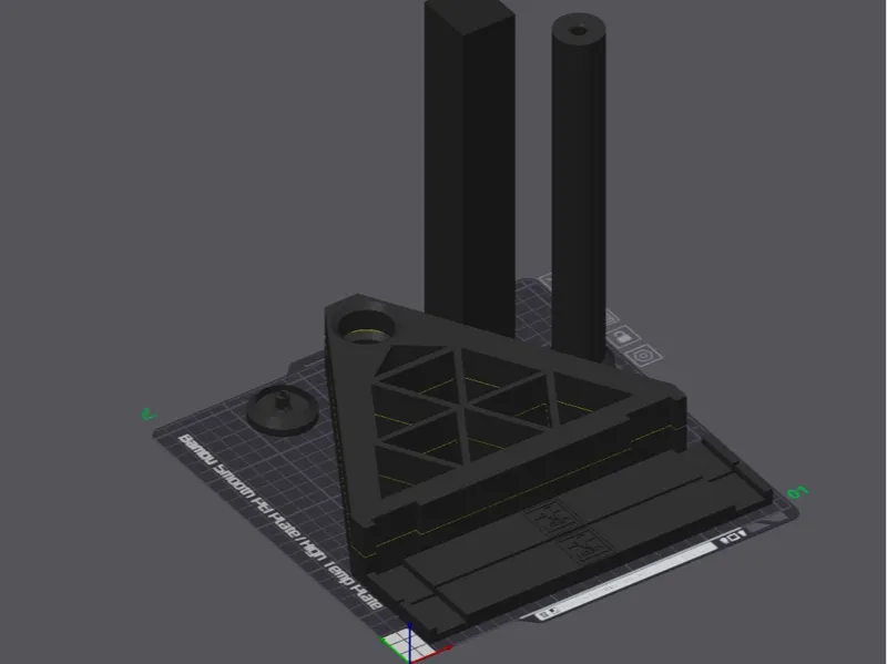 Polymaker 5KG spool holder- Stacked single plate