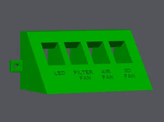 Switch Box for Enclosure Controls (4 Switches)
