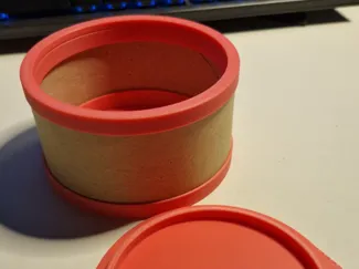 Contenedor bobina de cartón de 3Dfils.
