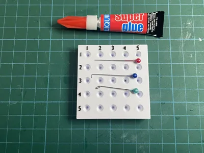 Superglue dipping block
