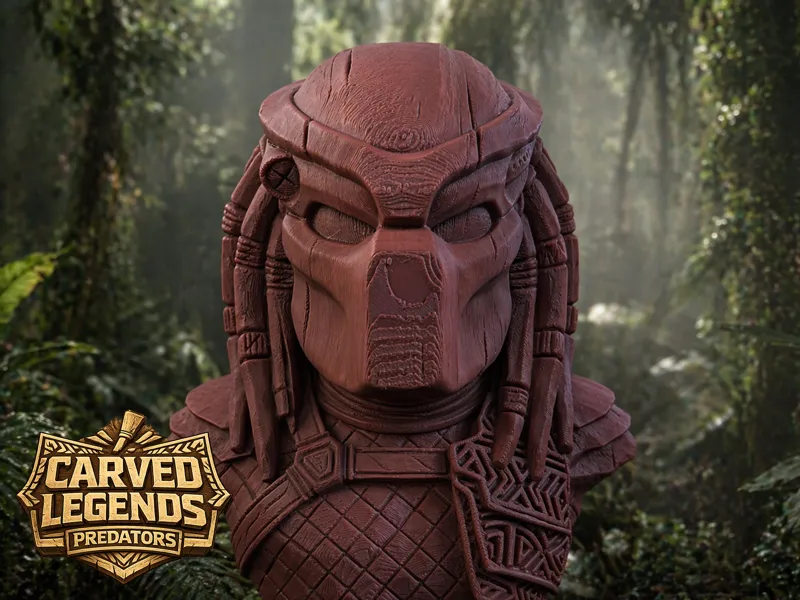 Predator Jungle Hunter – Carved Legends Wall Art