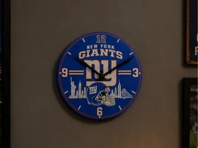 New York Giants Clock Face - Easy 4 color print!