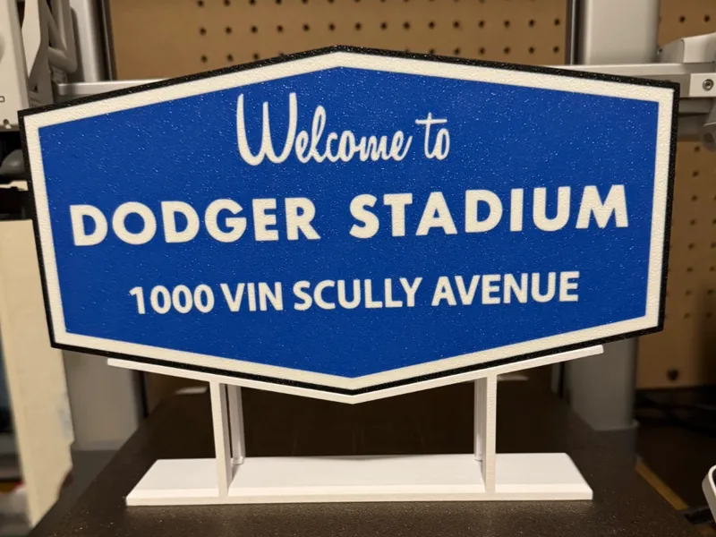 Dodger Stadium sign lightbox!!!!!!!!
