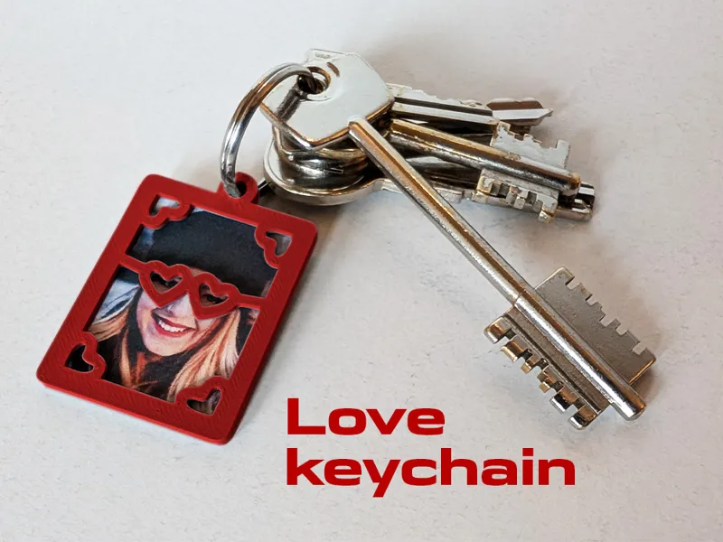 Love keychain