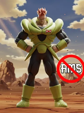 Adorno temático: Android 16 Dragon Ball Z 25 cm Multi-Part Model — vista de referencia 2