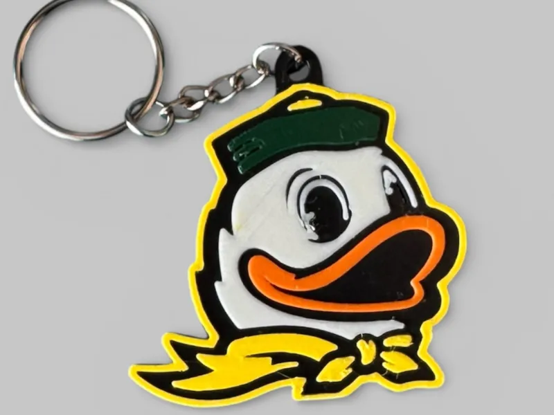 Oregon Ducks Logo Keychain Bag Charm