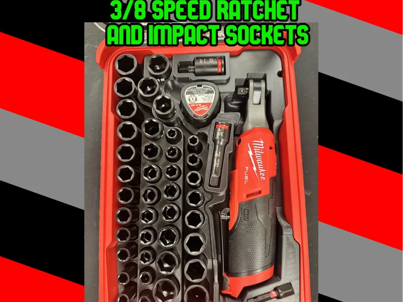 Milwaukee 3/8 SPEED Ratchet+ Socket Packout Insert