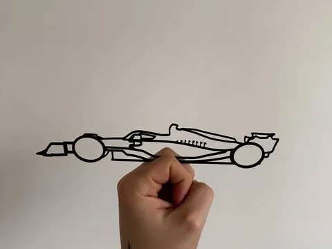 F1 silhouette for car lover