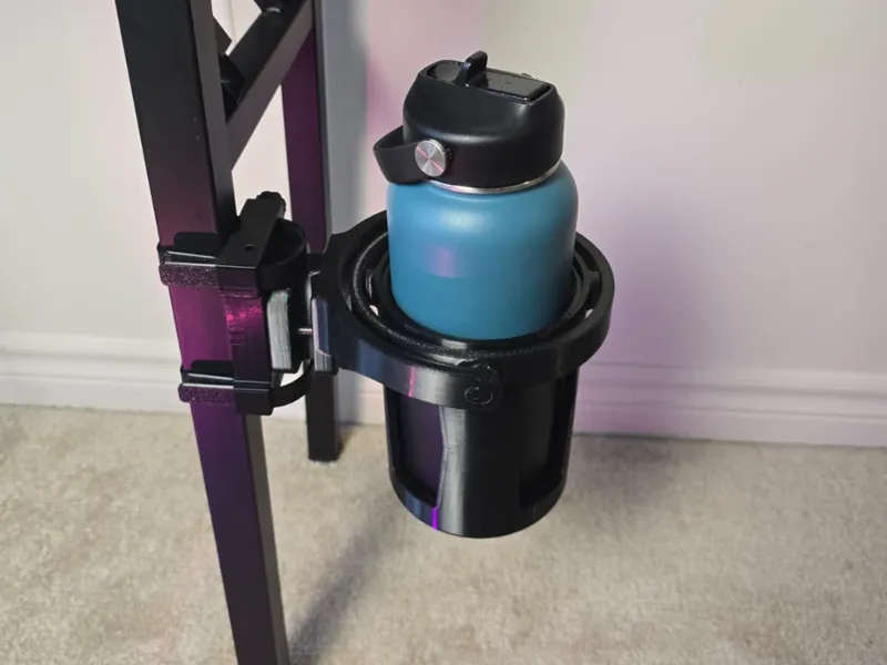 Strap-Mounted Gimbal Cup Holder