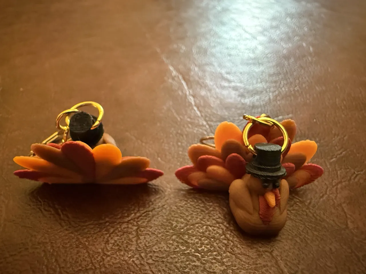 Thanksgiving Turkey Earrings view 4