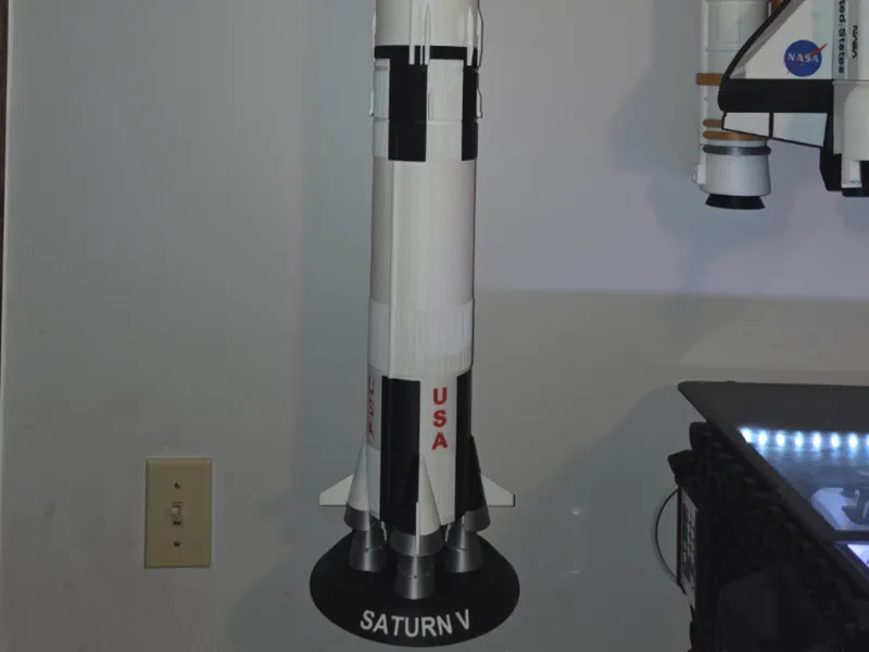 Saturn V Wall Mount