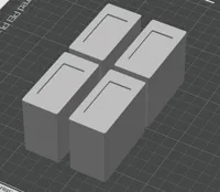 50mm high feet 0.2mm layer, 3 walls, 20% infill