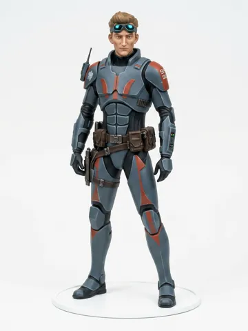 Figura decorativa: Tech: Clone Force 99 Specialist — vista de referencia 2