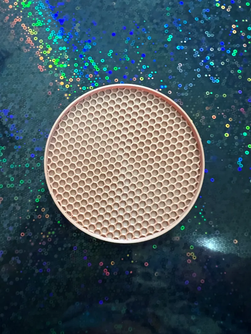 Drink Coaster - Honeycomb Fill Pattern Design