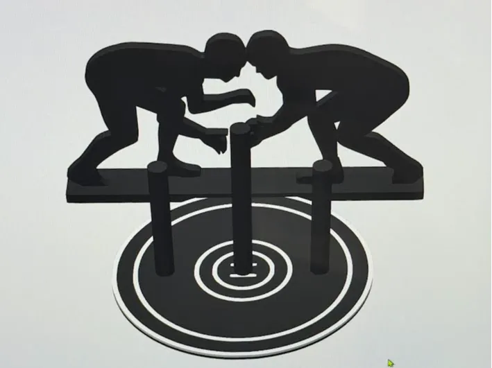 Wrestling Ring Holder Display