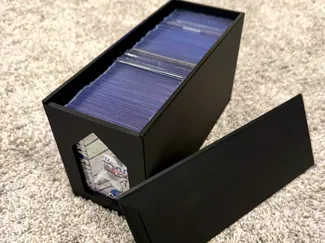 Toploader Trading Card Storage Box Bin Sliding Lid