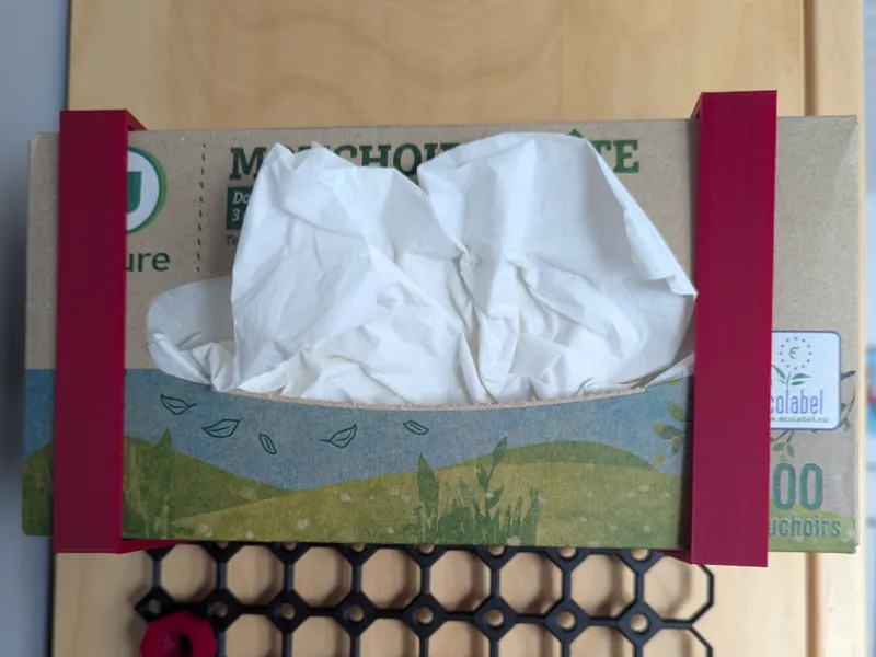 Slim Tissue Box Holder for Multiboard