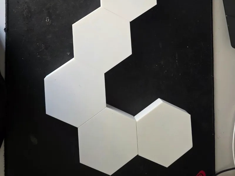 fully modular hexagon led light wall