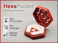 HexaPocket v1 - 100% Print-in-place - PLA or PETG